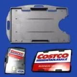 Clear Hard plastic business id card holder