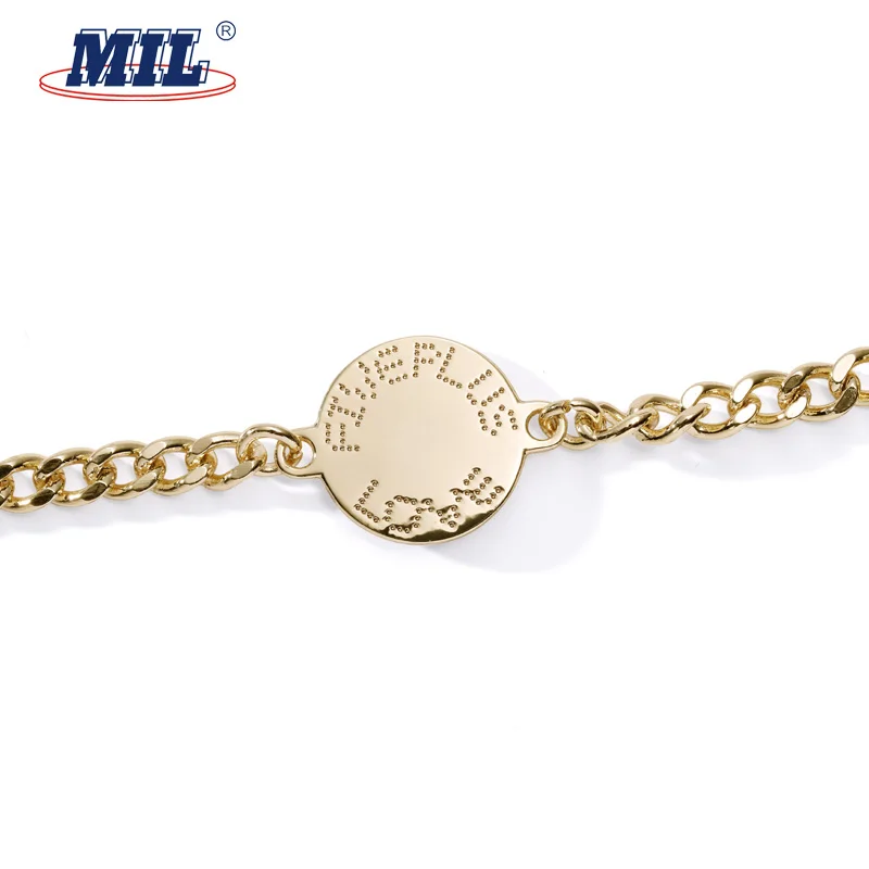 Custom Logo Gold Sewing Clothing Decorative Metal Chains For Bag