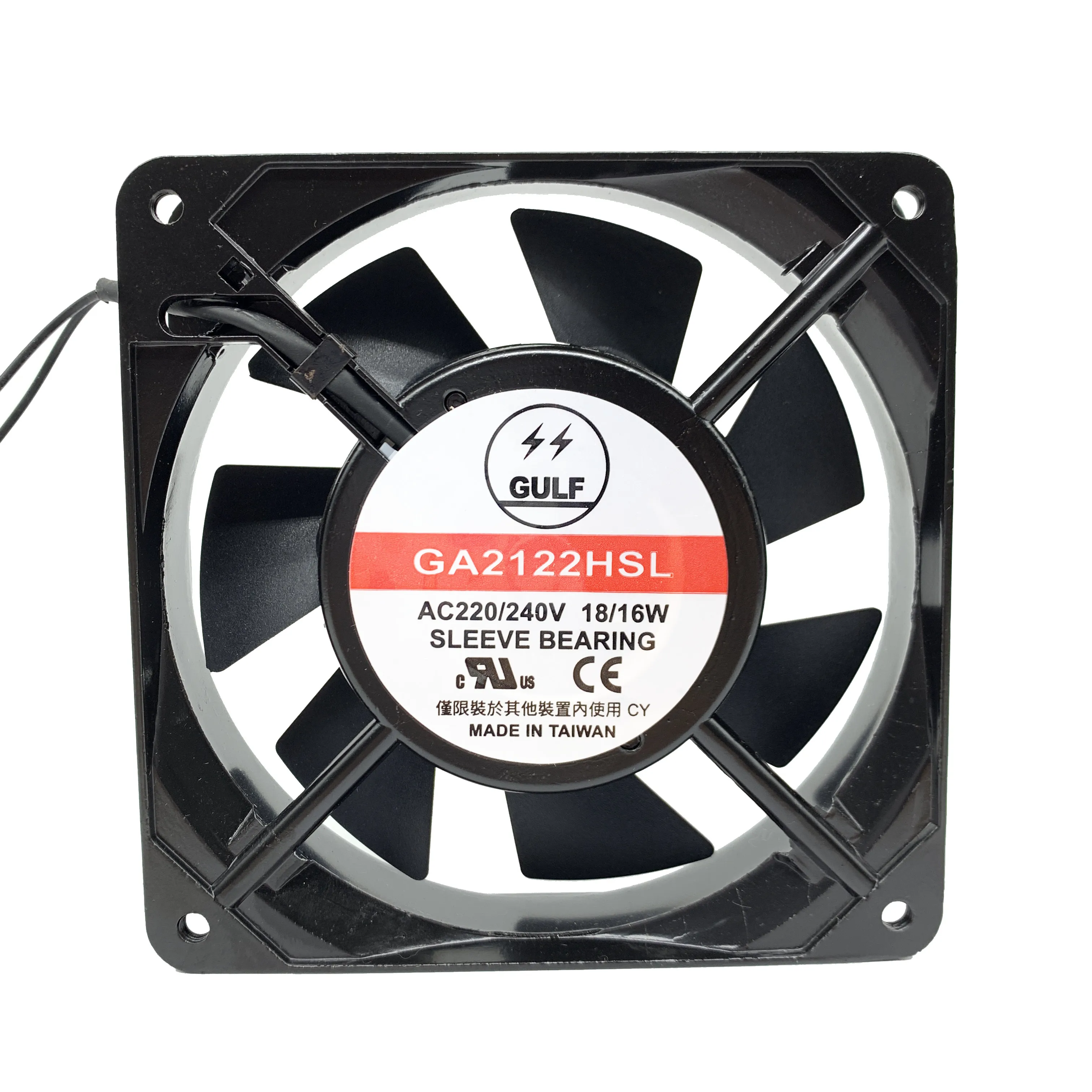 Taiwan 120x120x25mm 220V Sleeve AC Axial Cooling Fan