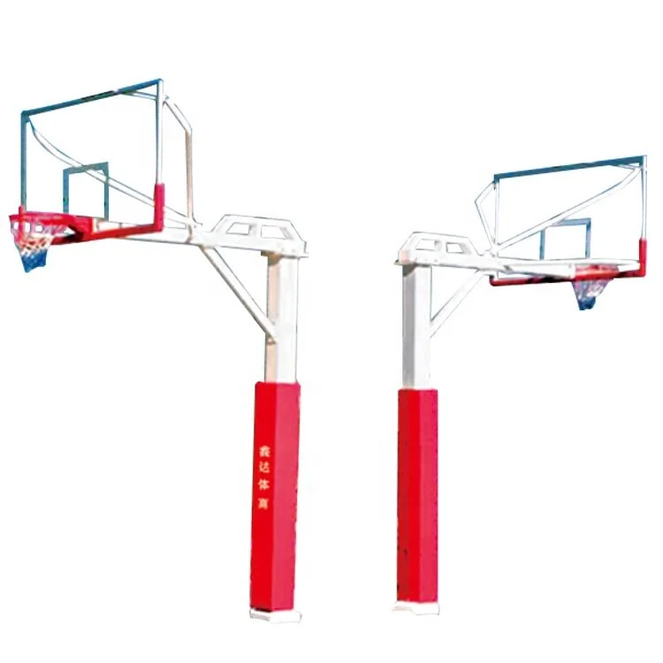 Wholesale 180 x 180MM Square Pipe Embedded Basketball Goal