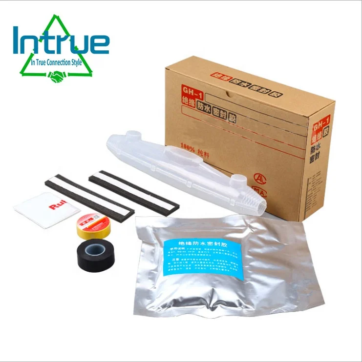 low voltage, waterproof, SJK1516, straight resin cable joint for underground cable connection or submersible pump