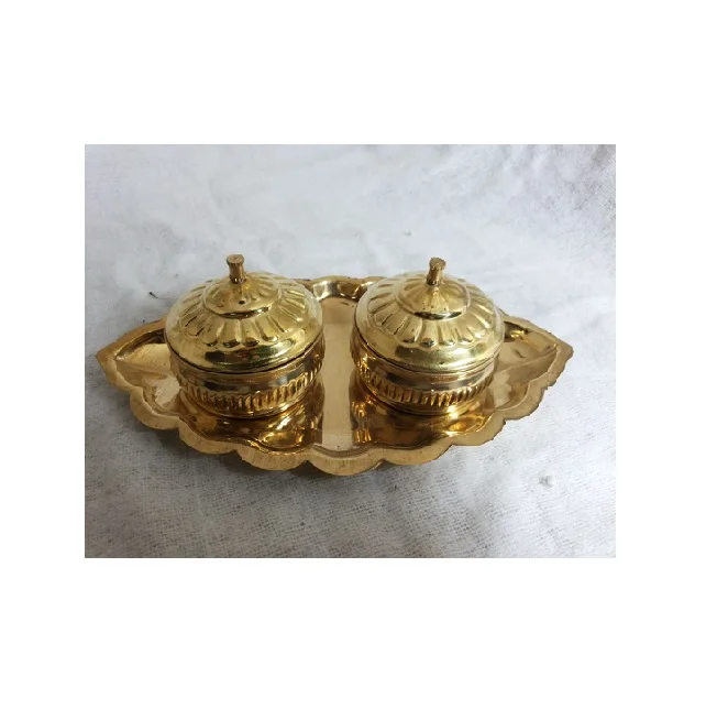Brass Full Poja Thali With All Poja Items Handmade Best Quality Materials New Latest Pooja Items Brass Plated Pooja Thali