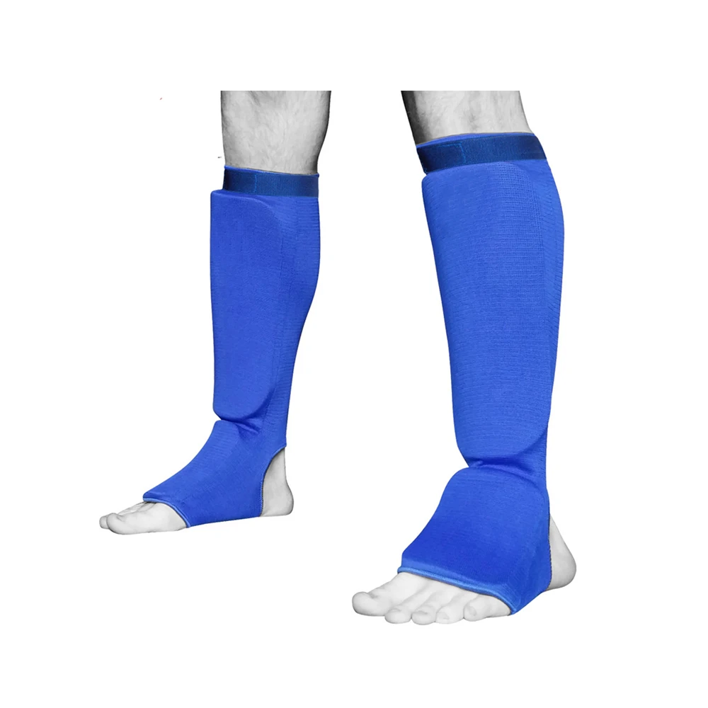 
2021 Wholesale Breathable Kick Boxing Shin Guards High Quality Custom Unisex Sports Protection Sublimation Soccer Shin Guards 