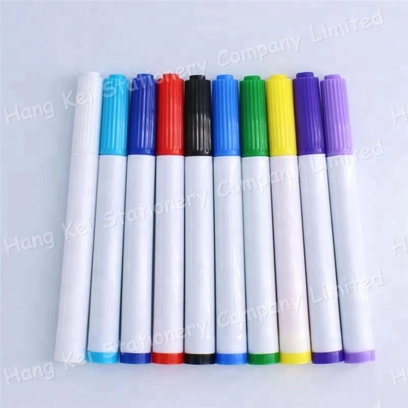 Rainbow magic white water color changing magic marker pens