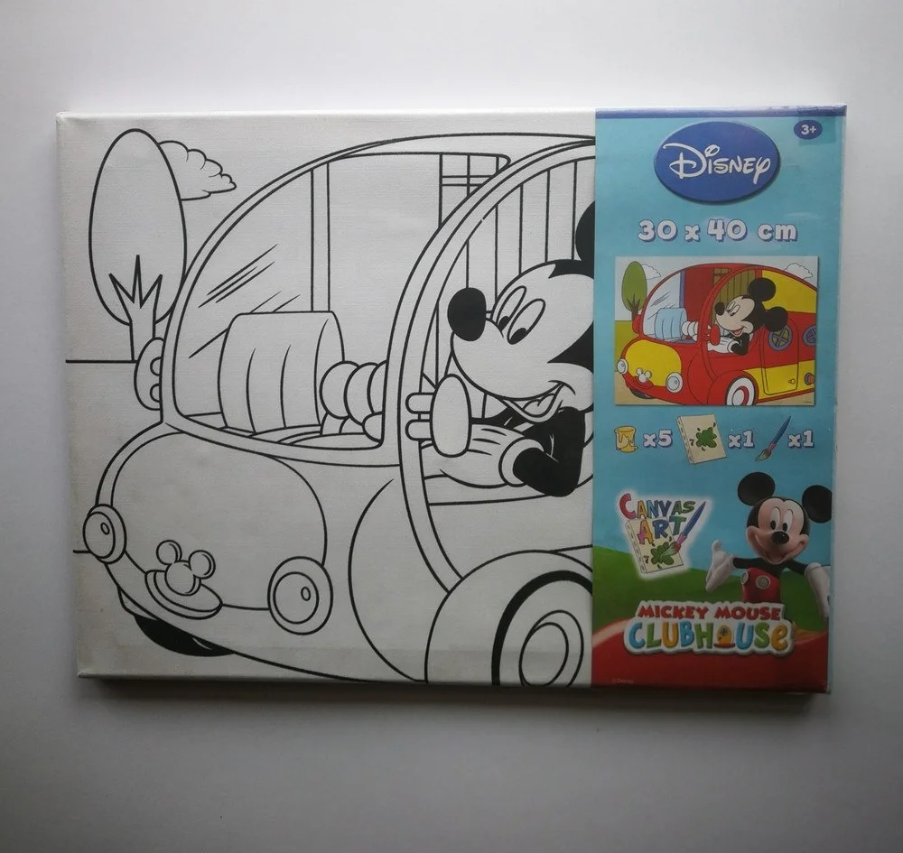 Детские 280 г по индивидуальному заказу 100% хлопок мультфильм акриловые краски трубы 30*40 холст для рисования Набор для раскрашивания