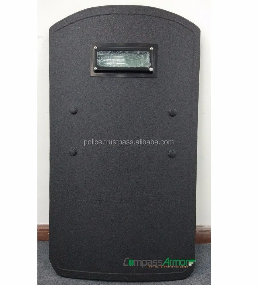 
 Пуленепробиваемый ручной щит NIJ IIIA с защитным уровнем спецназа и окном обзора  