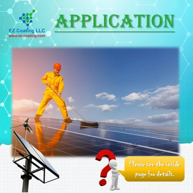 Nano ceramic hydrophobic coating for solar panel