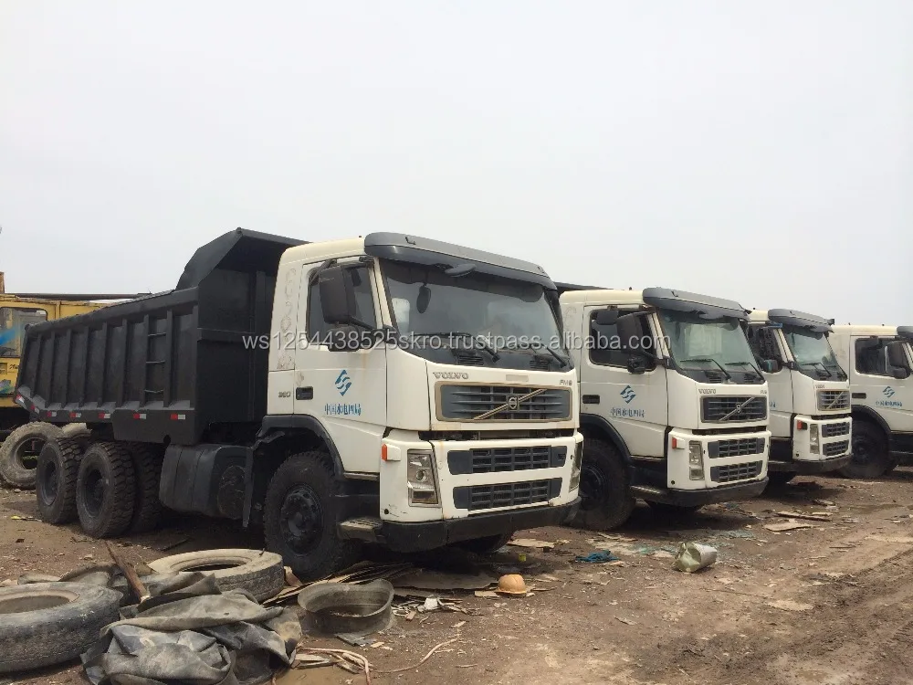 south korea made used volvo dumper truck for sale