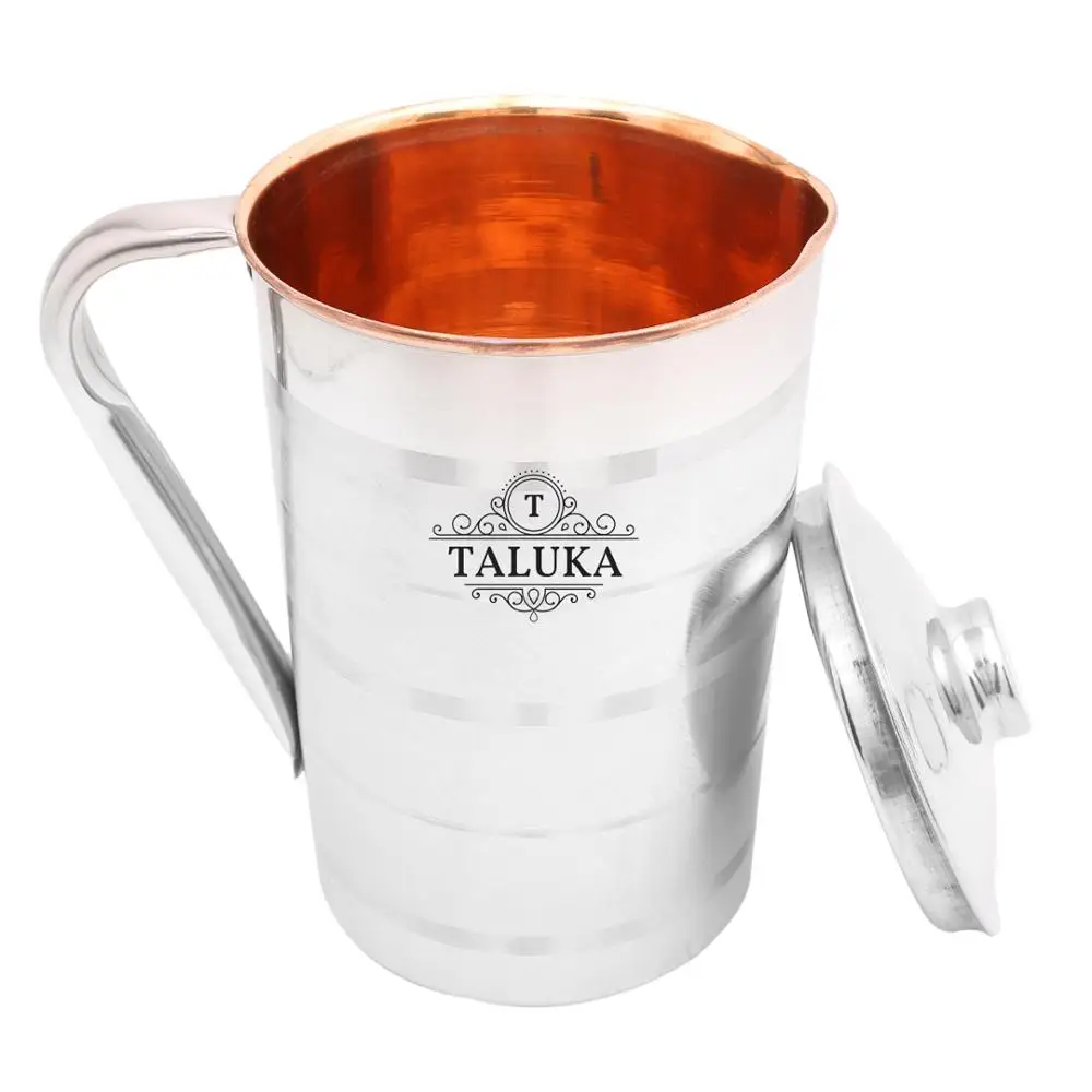 Best Quality Stainless Steel Copper Water Pitcher Jug For Drinking Water Copper Jug India