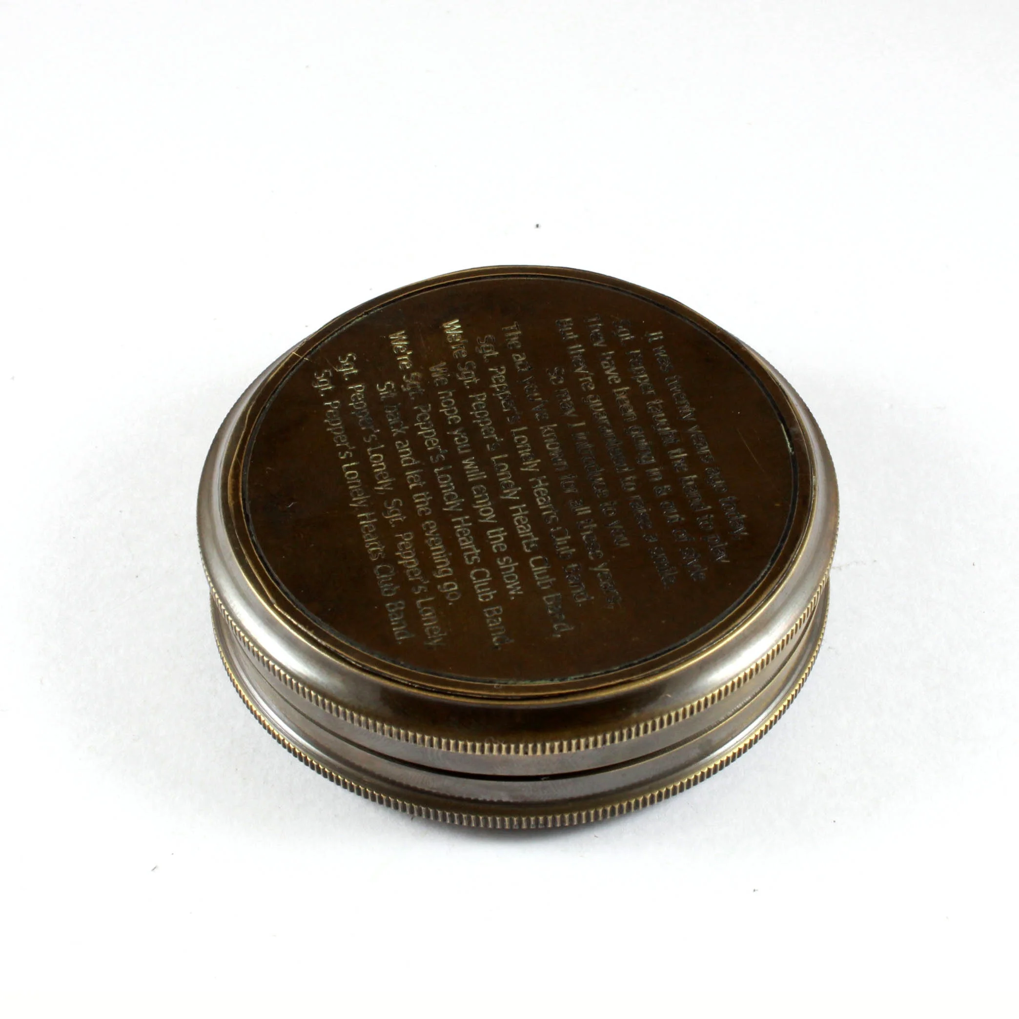 nautical handmade brass polished directional compass in carry leather case pocket marine for anniversary gift birthday