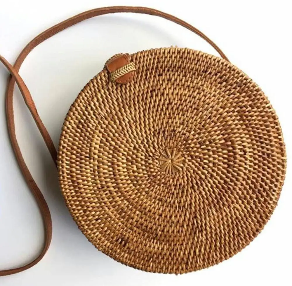 Spring&Summer 2019 high quality handmade bamboo rattan basket BK201923 ACHIO Vietnam manufacturer SGS, INTERTEK