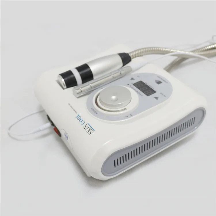 portable skincool mezoterapia microcurrent facial machine cold and heat