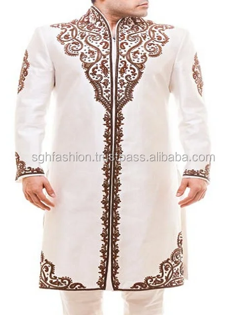 Mens Embroidered Sherwani for Groom 2018