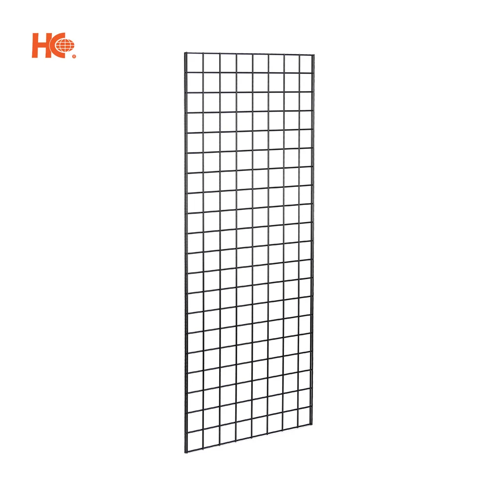 Wall grid organizer display rack