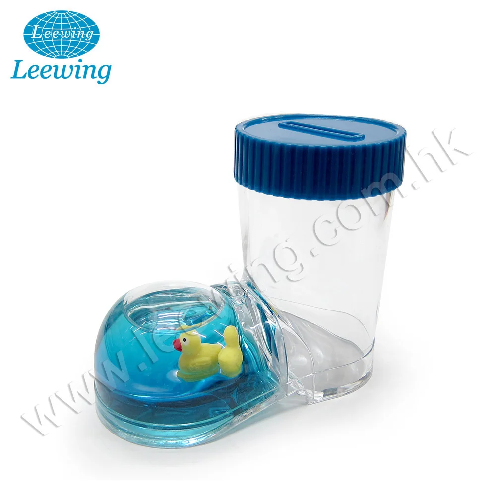 Promo Item Kids Safe Plastic PVC Vinyl Customized OEM ODM Shoe Shape Long Boot Coin Bank Transparent Money Saving Box Piggy Bank