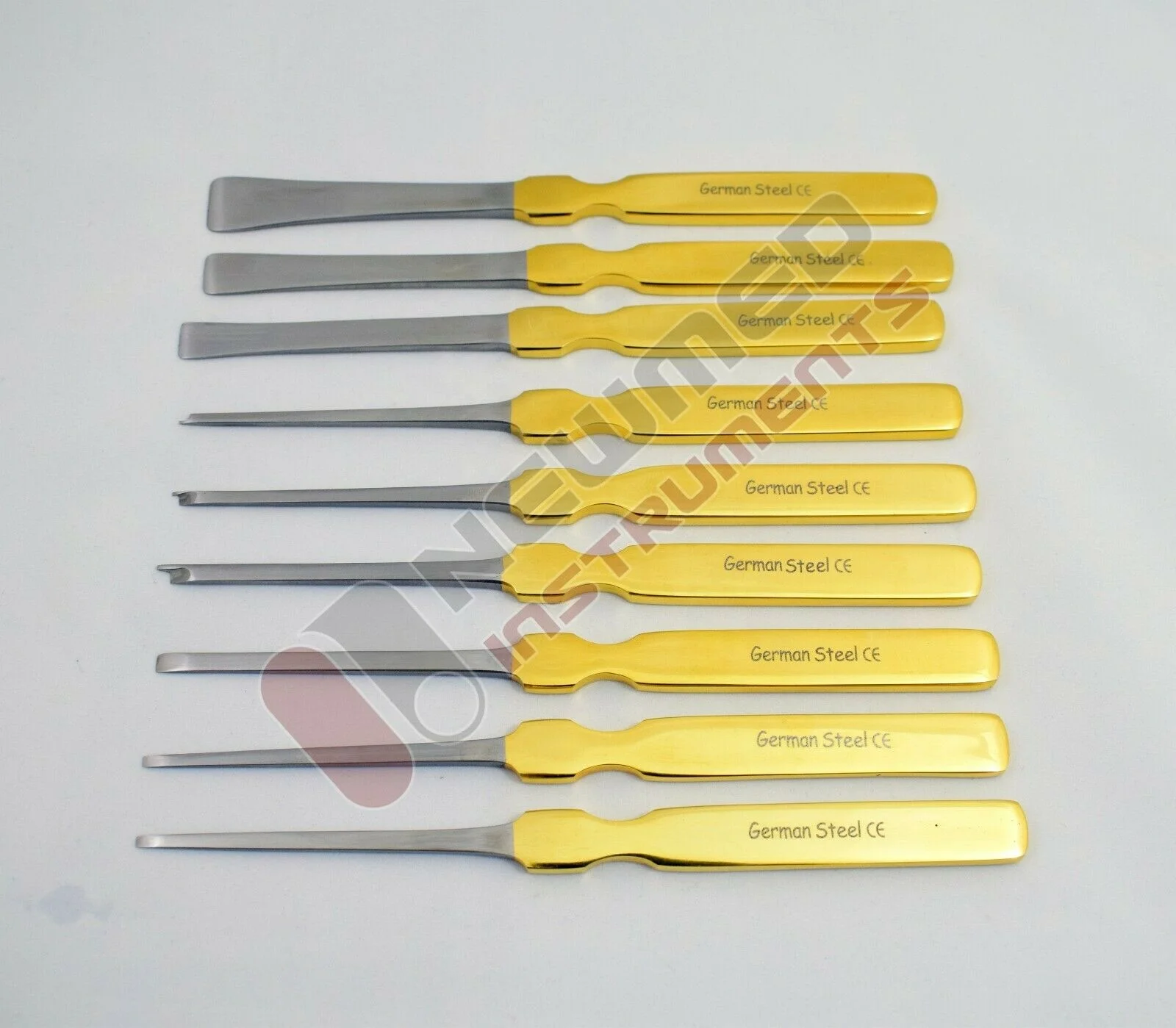 Highly Sharp Rhinoplasty Nasal Osteotome / Nasal Chisel Set of 12 Pcs German Ce