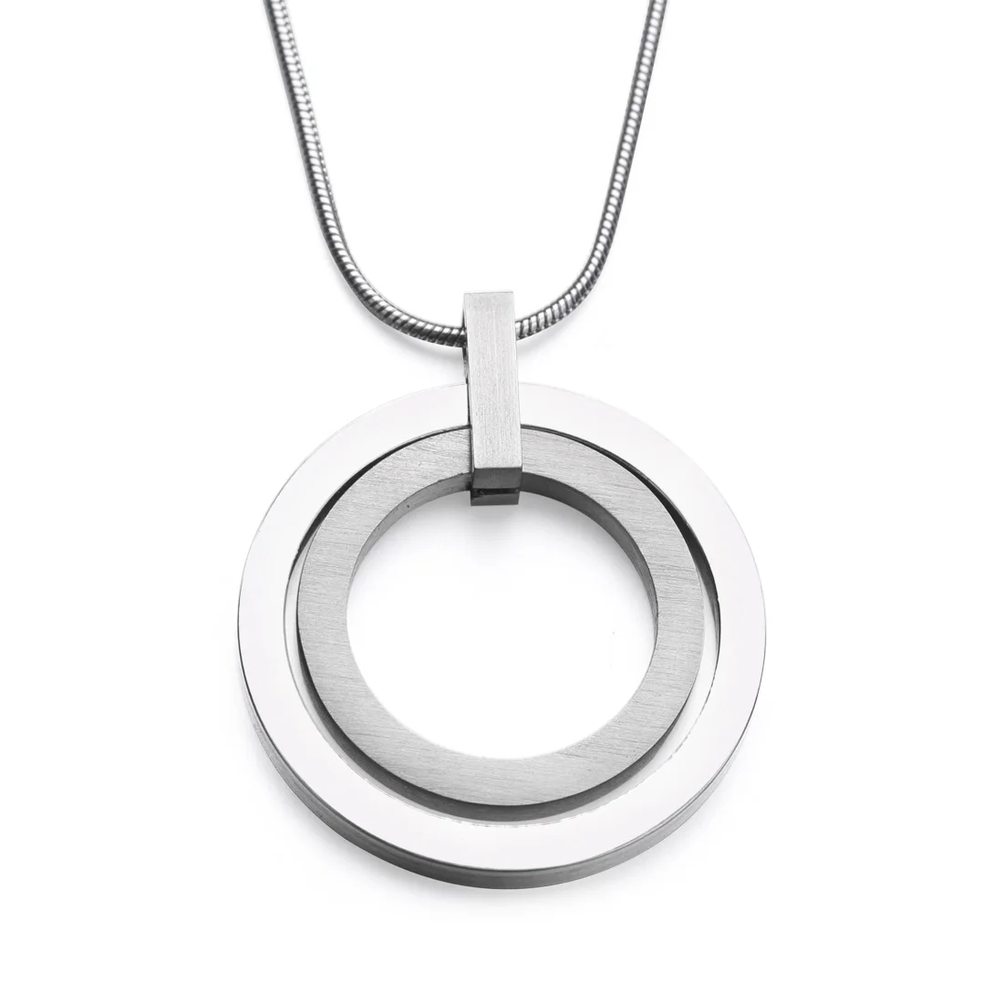 Pure titanium vertical pendant,engravable logo pendant