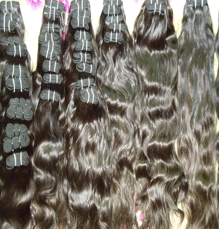  Необработанные индийские волосы непосредственно из Индии 100% натуральные человеческие прайс-лист с выравненной кутикулой