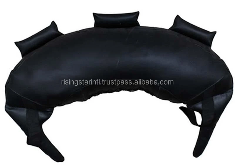 Custom Fitness Training PU Leather Bulgarian Bag Bulgarian Weightlifting bag Body Building Training Bulgarian Bag