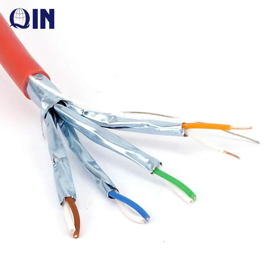 Best Quality Cat7 SFFTP  Network Cable  Bare Copper 100% DTX-1800 Test Passed