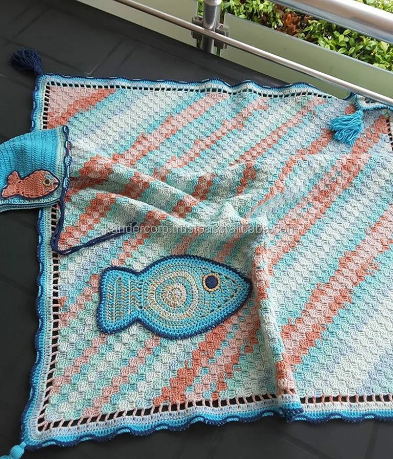 
Crochet Handmade Baby Blanket 