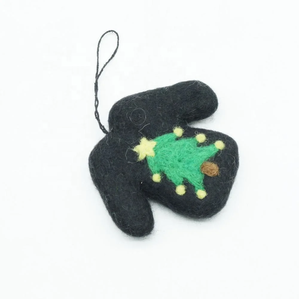 Christmas Jumper 1 New Design-2019 Wool Felted Model Purely Hand-felted Product by Nepalese Artisans Eco-friendly NZ Wool