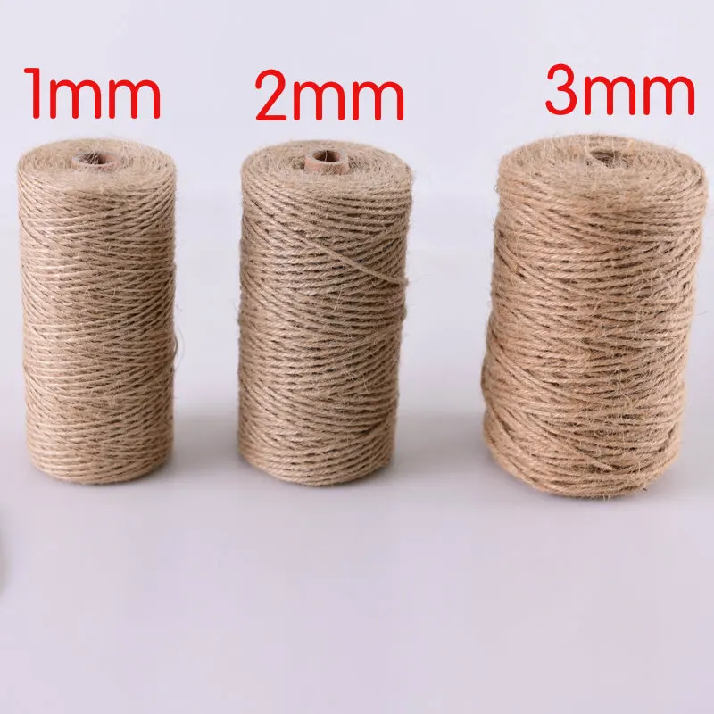 Factory Wholesale Natural Raw Hemp Rope 1-60mm Decorative Jute Rope