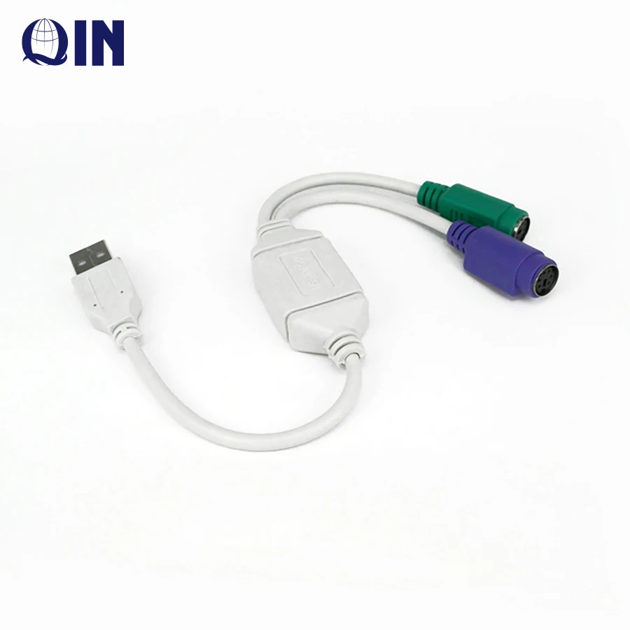 USB to PS/2 PS2 Cable Keyboard Mouse Adapter Converter