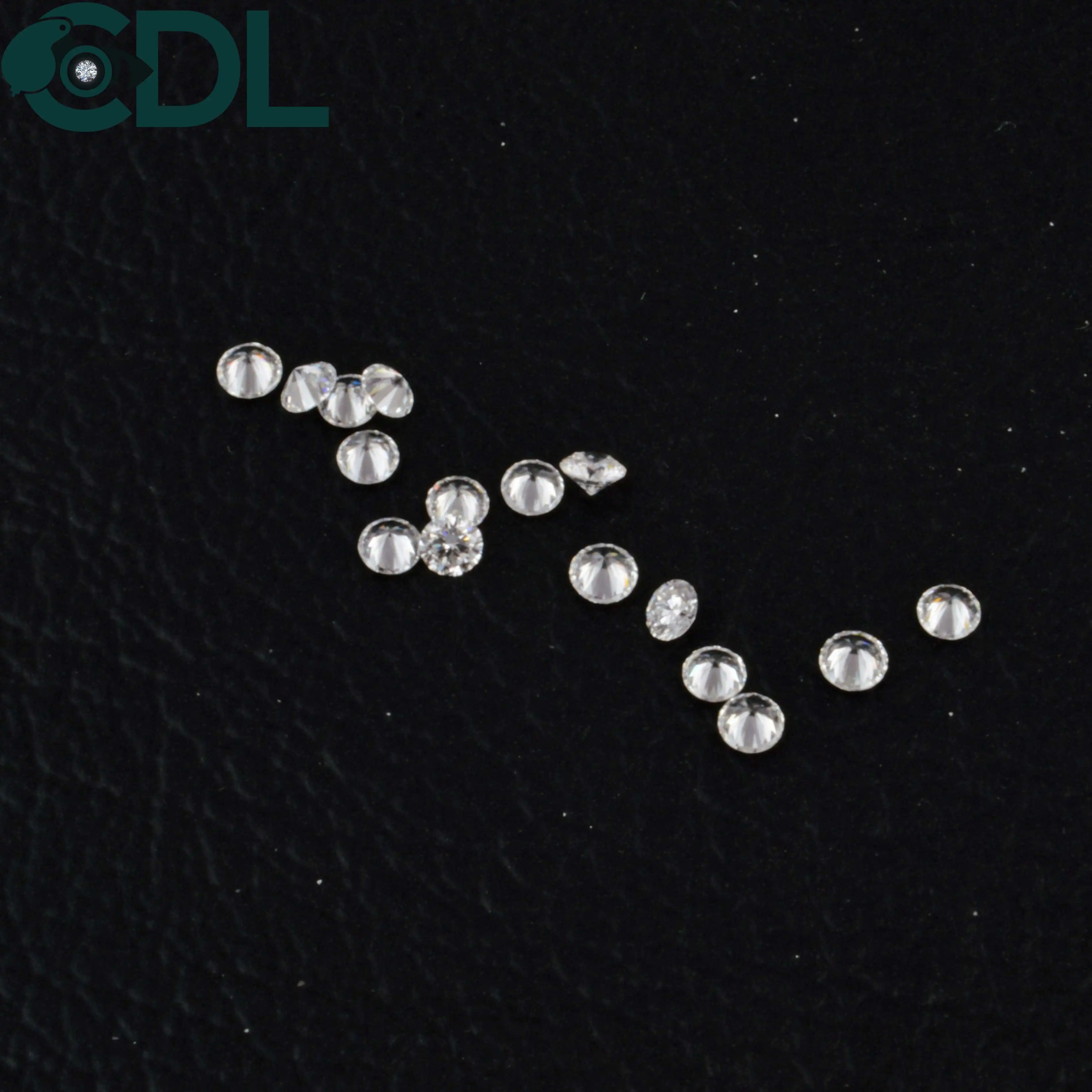 Natural Loose Round Brilliant Cut Melee Diamonds 2.10 mm 1 Carat Diamond Prices