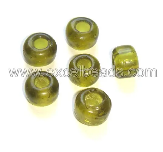 Pony Glass Beads - Striped pony beads wholesale for jewelry making decoration