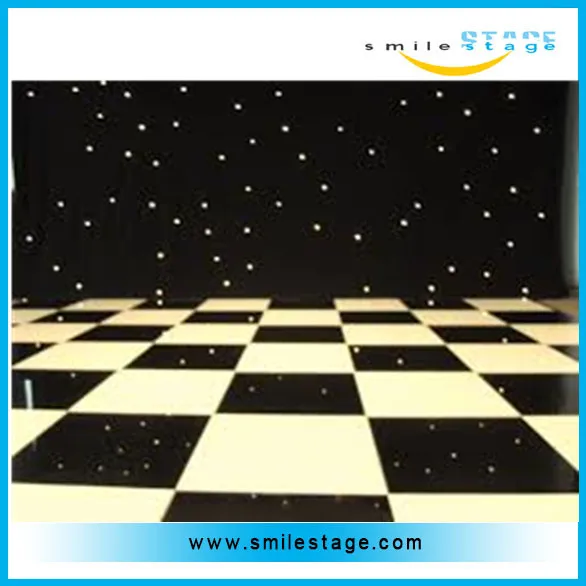 wood light up portable high quality dance floor