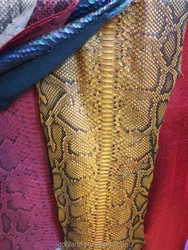 Fashion men genuine python leather travel bag ,leather duffle Bag