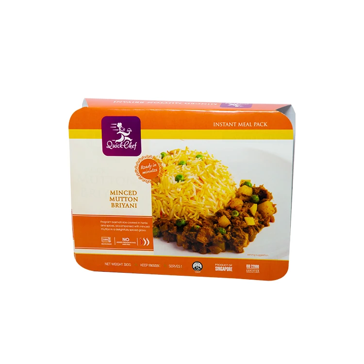 
Frozen Food Non-Vegetarian Minced Mutton Briyani Rice 
