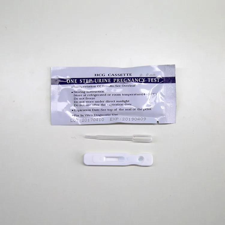 Medical Supplies  CE APPROVAL  2.8mm One Step David Hcg Pregnancy Test cassette
