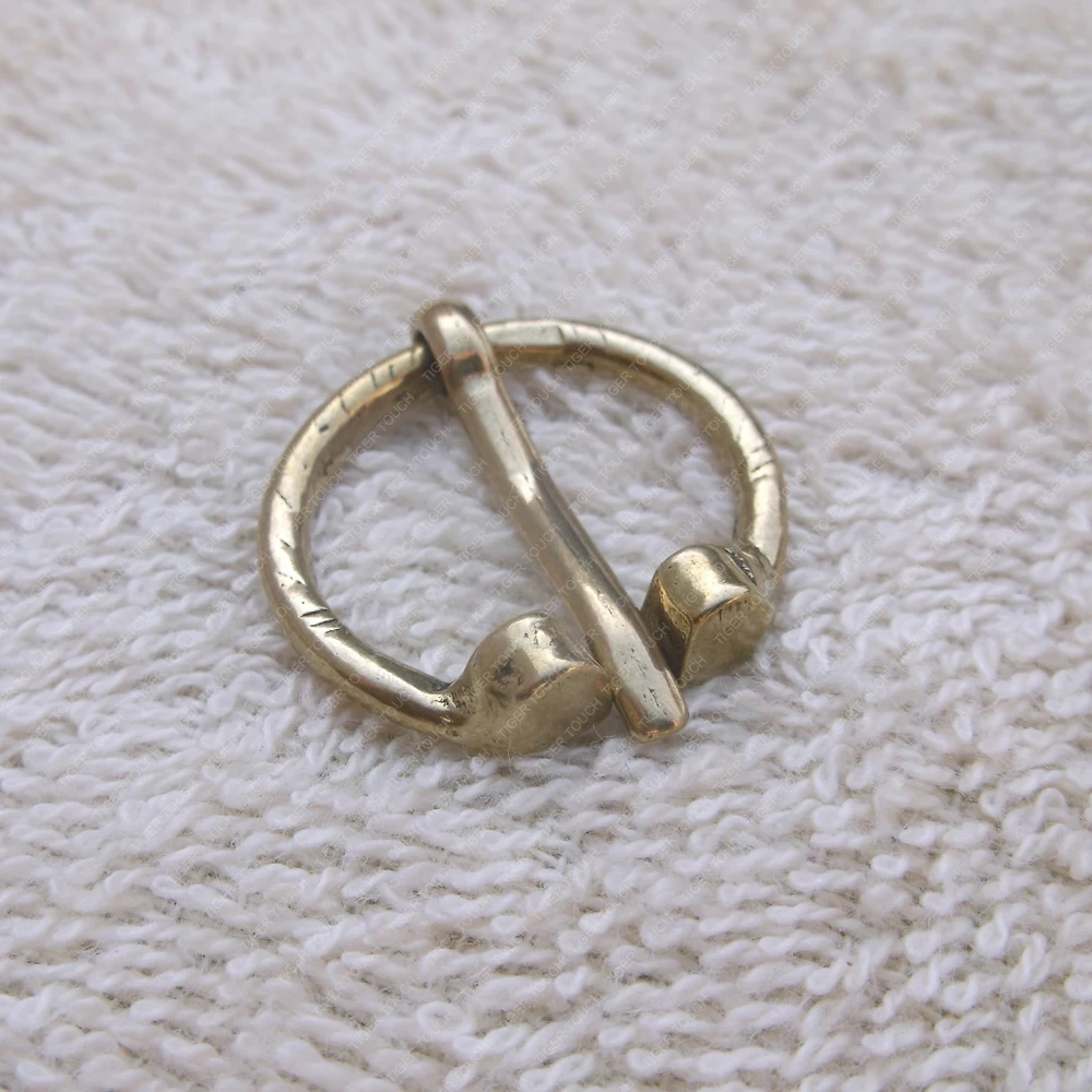 medieval viking brass fibula hand made TT-6028