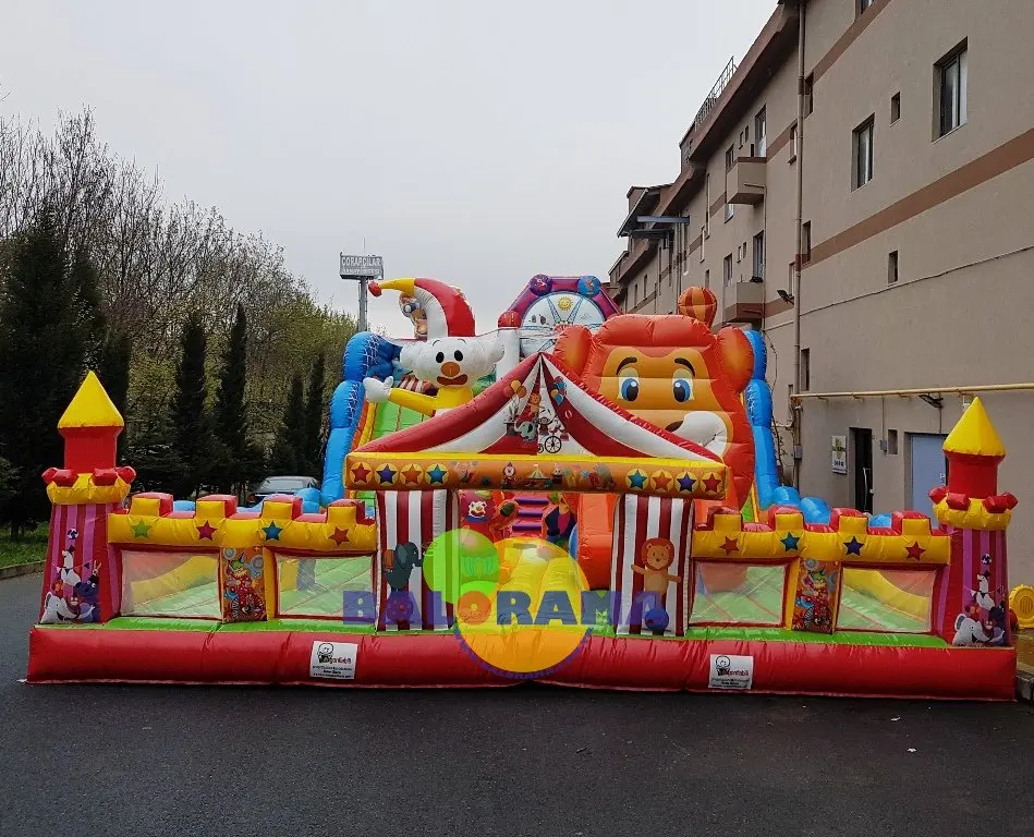 Inflatable Carnival Park 8x15x6m, inflatable playgrounds