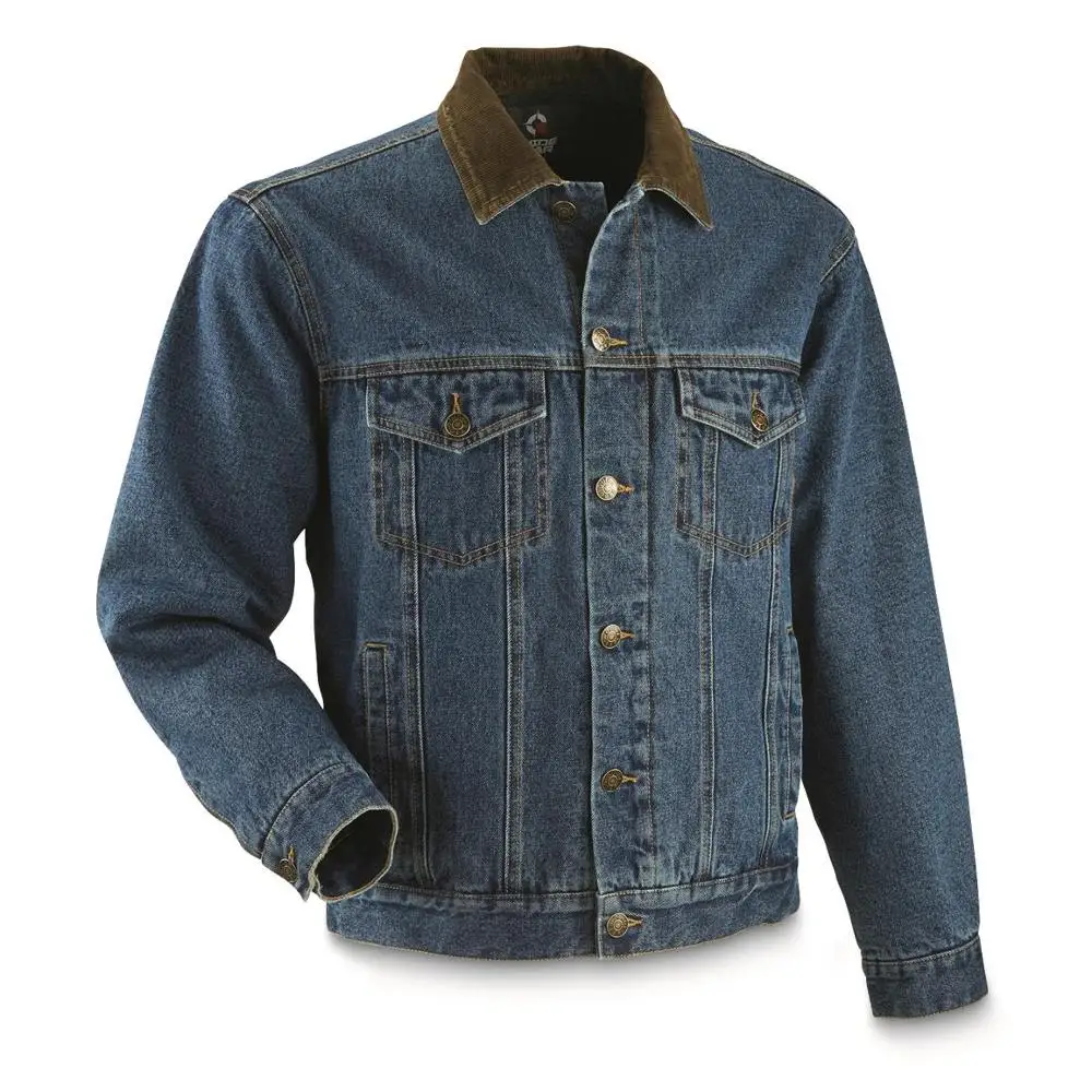 High Quality Fashionable Casual Slim Fit Street wear  Denim Jacket for Men Wholesale Supplier