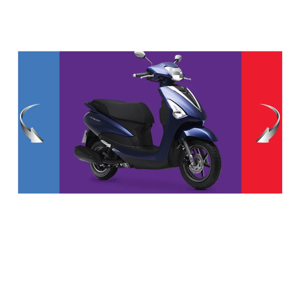 Best price !!! High quality gas scooter 125cc motorcycle (Yamahav Acruzov) Blue/Red YSG 125