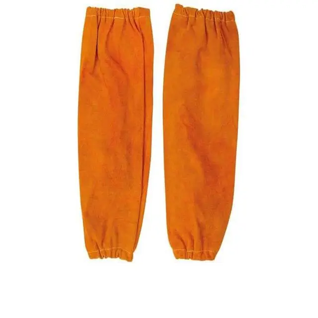 Heavy Duty Cow Split Arm Sleeves Heat Resistant Working Sleeves for Garments and Shoes