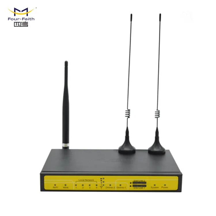 F3846 3G/4G LTE Dual-SIM WIFI Router 4g lte ethernet modem vpn openwrt wifi wireless router with sim card slot