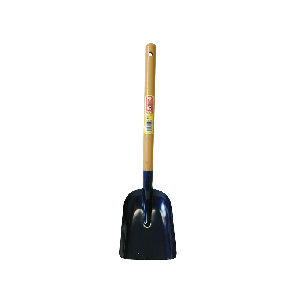 The Golden Elephant farming pine soil hand shovel construction with handle made in Japan