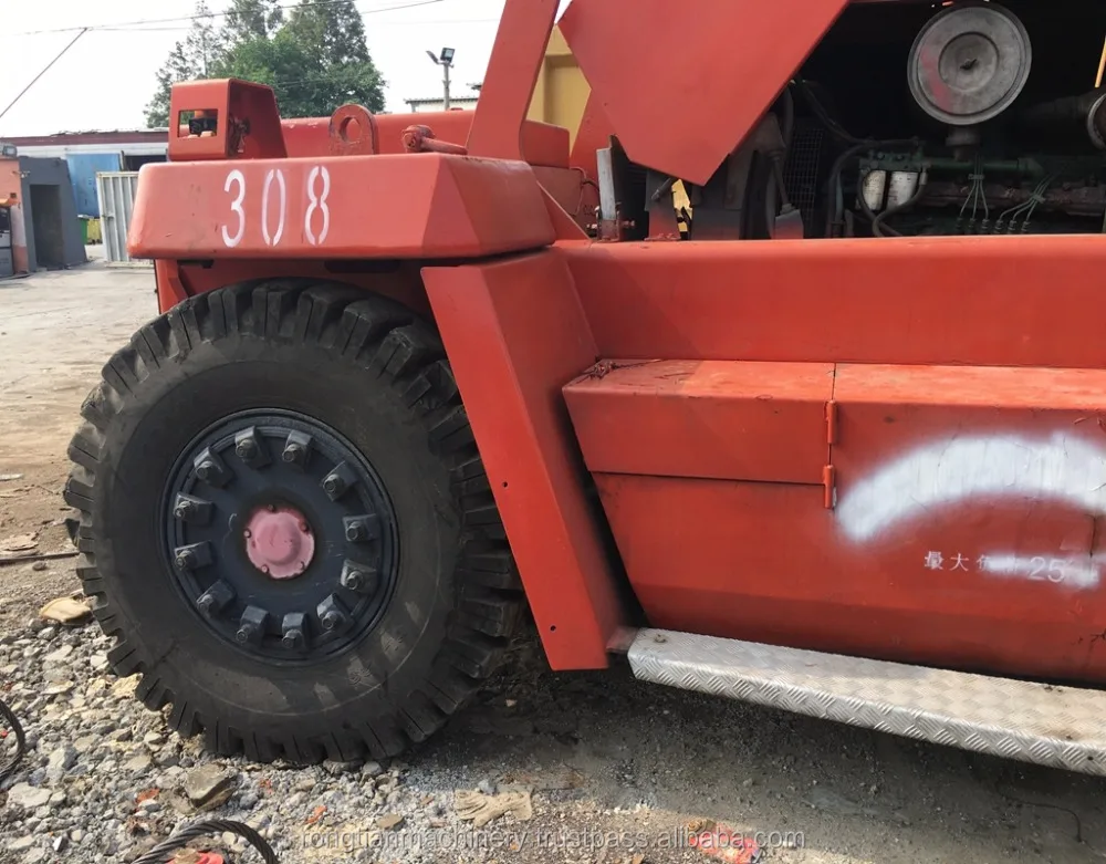 Running condition 25 ton load Sweden used kalmar DCD250 forklift for sale in Shanghai site