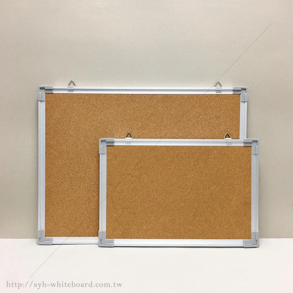 
School office customized aluminum frame pin bulletin cork board notice board 