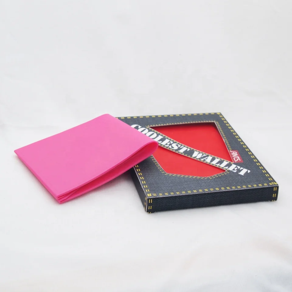 
Novelty custom logo silicone rubber smart Wallet for men 