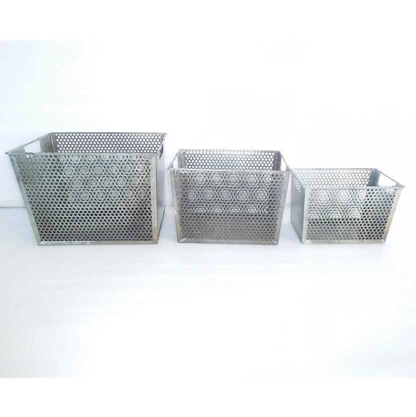 Round iron Fruit Basket with Lid