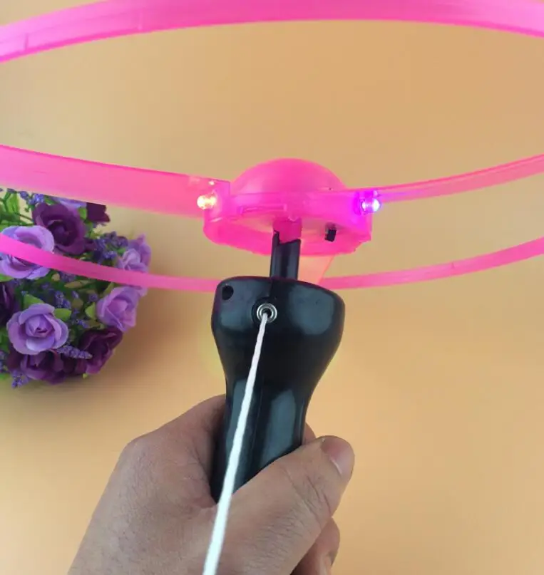 pull line lightup flying disc