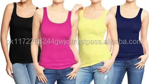 2024 Custom Wholesale Slim Fit Tank Tops with High Quality/Fashionable Women Stringer Cheap Tank Top