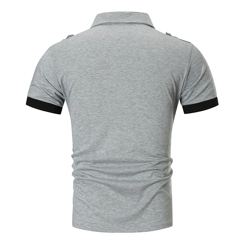 2019 NEW Clothing Men Polo Shirt Men Business Casual Solid Male Polo Shirt Short Sleeve High Quality Pure Cotton