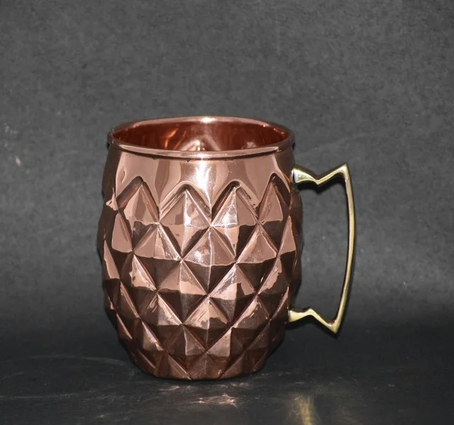 450ml customized wholesale copper cup moscow mule mug 100% pure manufacturers