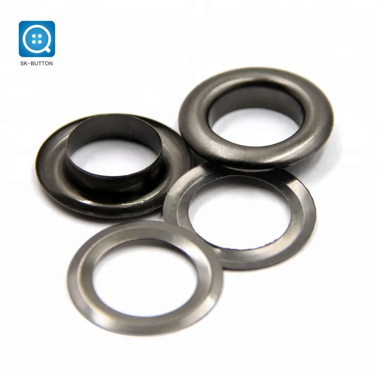 custom different colors soukou sliver copper jacket jeans wear eyelet metal ring button for swimwear